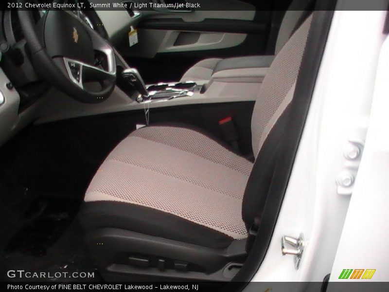 Summit White / Light Titanium/Jet Black 2012 Chevrolet Equinox LT