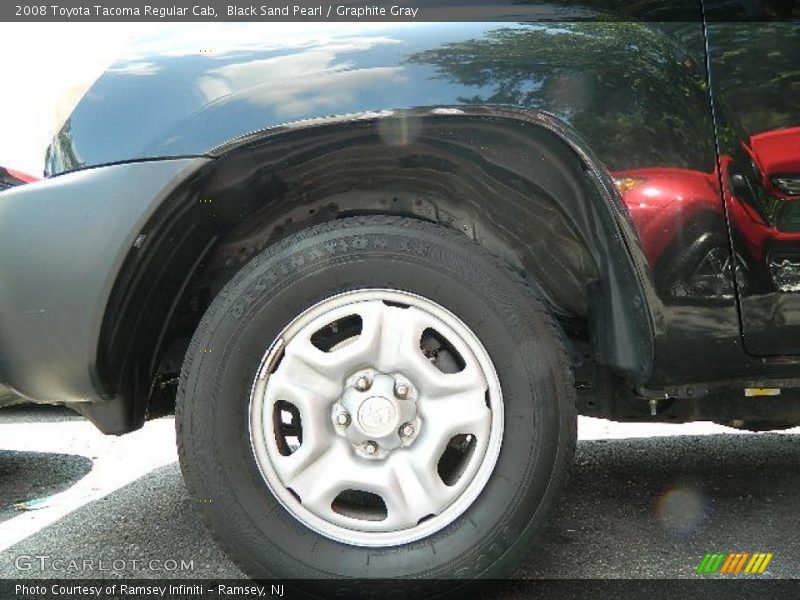 Black Sand Pearl / Graphite Gray 2008 Toyota Tacoma Regular Cab