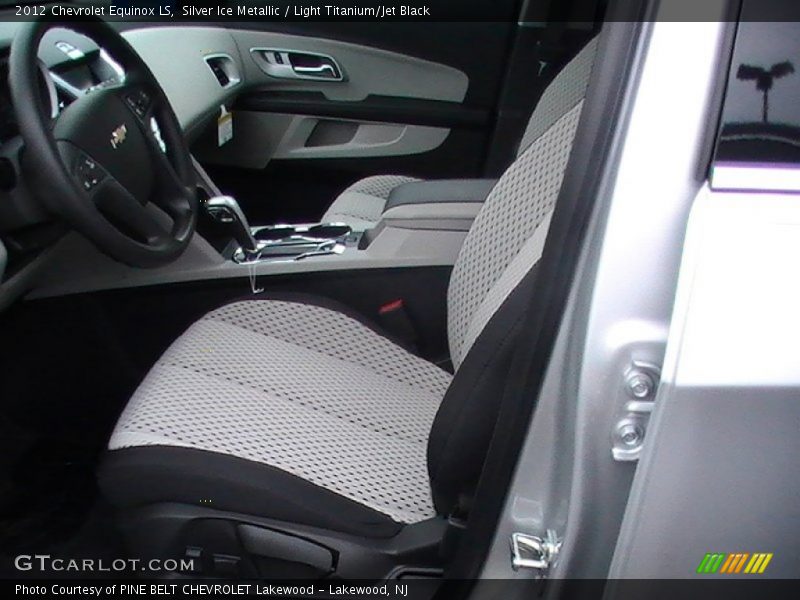 Silver Ice Metallic / Light Titanium/Jet Black 2012 Chevrolet Equinox LS