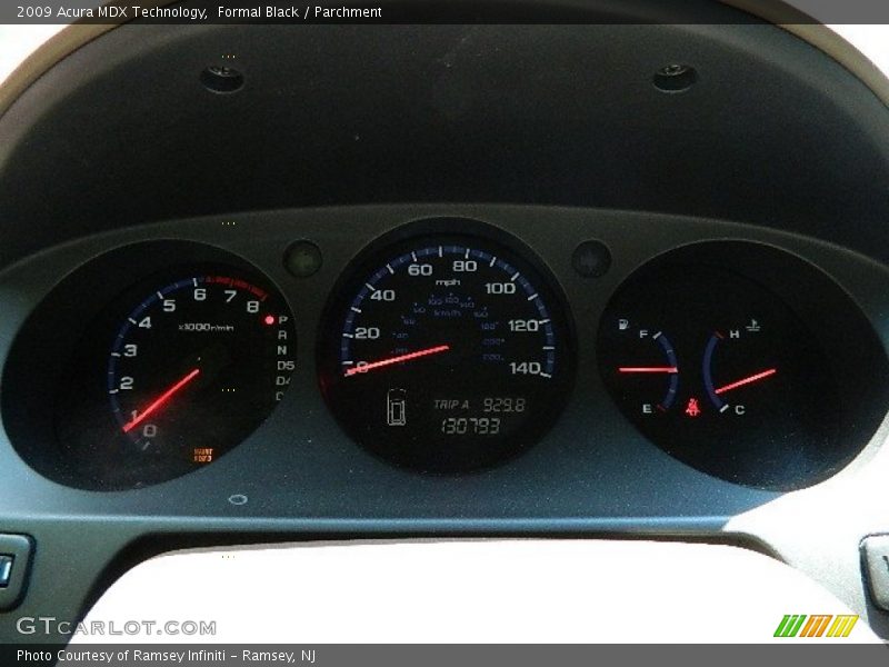 Formal Black / Parchment 2009 Acura MDX Technology