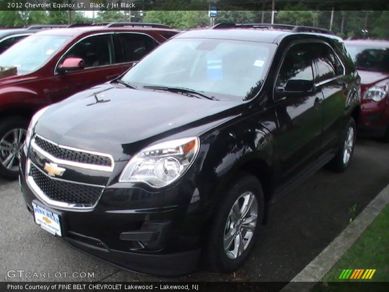 Black / Jet Black 2012 Chevrolet Equinox LT