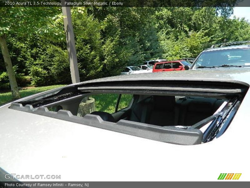 Palladium Silver Metallic / Ebony 2010 Acura TL 3.5 Technology