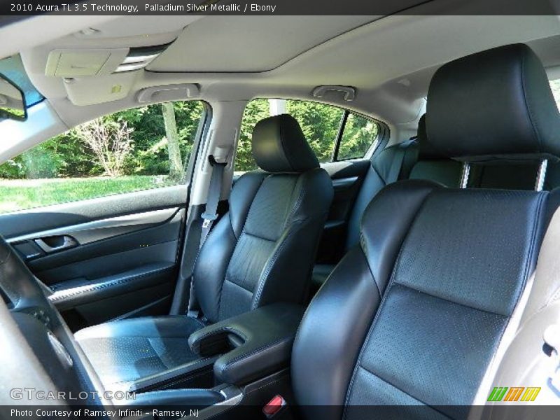 Palladium Silver Metallic / Ebony 2010 Acura TL 3.5 Technology
