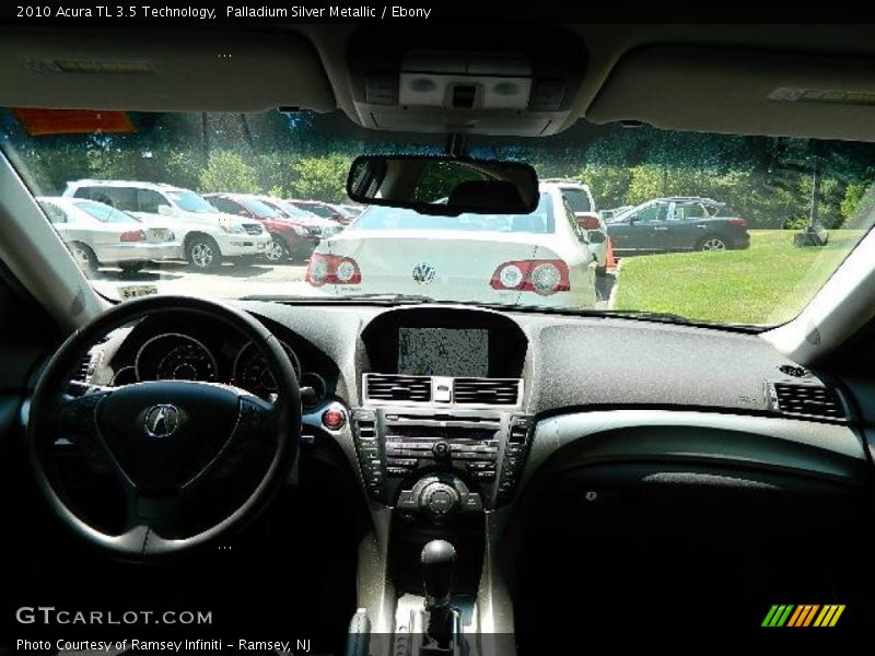 Palladium Silver Metallic / Ebony 2010 Acura TL 3.5 Technology
