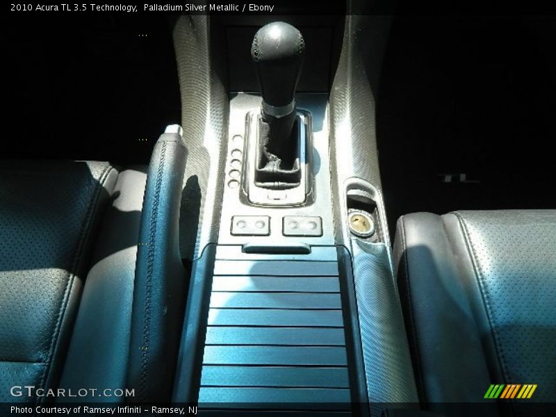 Palladium Silver Metallic / Ebony 2010 Acura TL 3.5 Technology