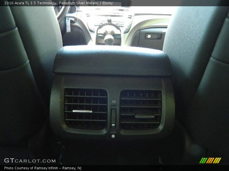 Palladium Silver Metallic / Ebony 2010 Acura TL 3.5 Technology