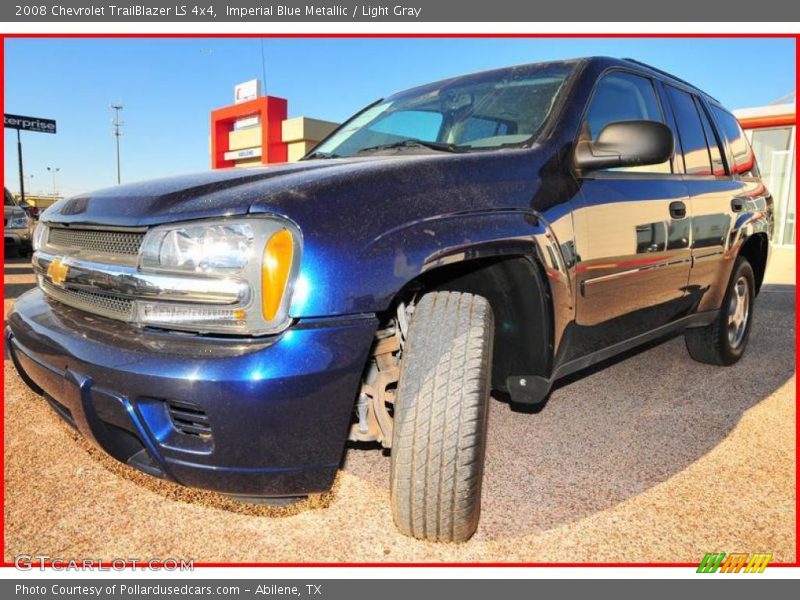 Imperial Blue Metallic / Light Gray 2008 Chevrolet TrailBlazer LS 4x4