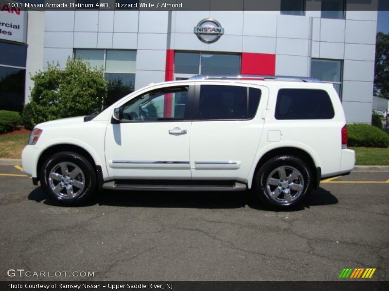  2011 Armada Platinum 4WD Blizzard White