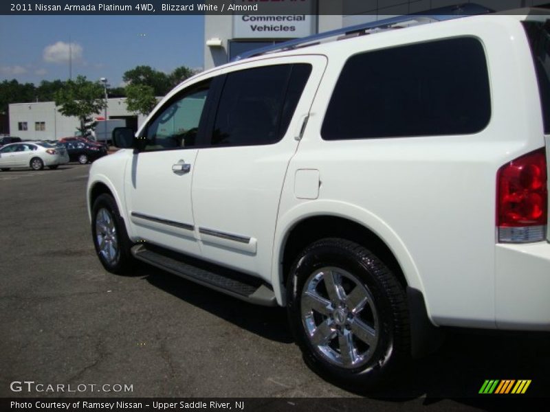 Blizzard White / Almond 2011 Nissan Armada Platinum 4WD