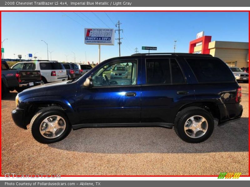 Imperial Blue Metallic / Light Gray 2008 Chevrolet TrailBlazer LS 4x4