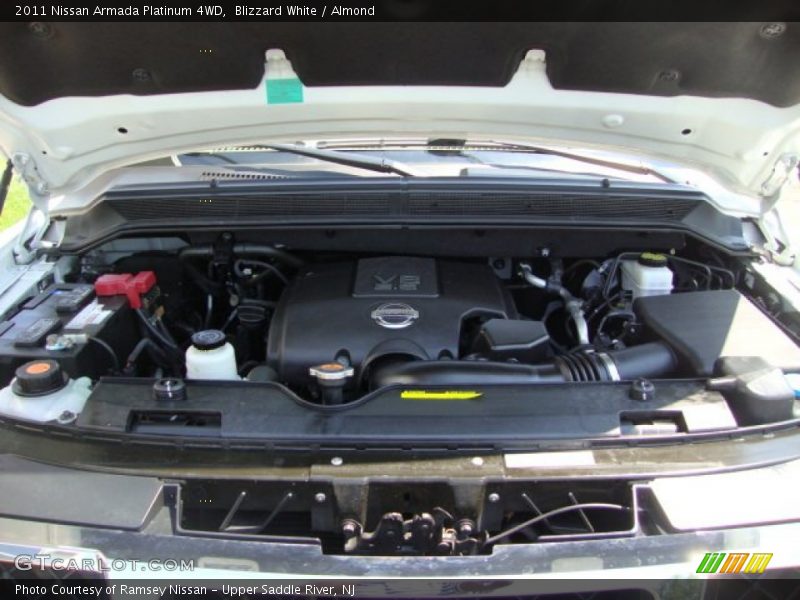  2011 Armada Platinum 4WD Engine - 5.6 Liter DOHC 32-Valve CVTCS V8
