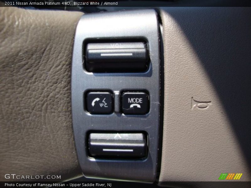 Blizzard White / Almond 2011 Nissan Armada Platinum 4WD
