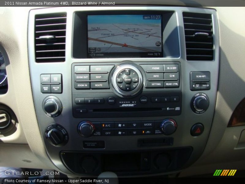 Blizzard White / Almond 2011 Nissan Armada Platinum 4WD