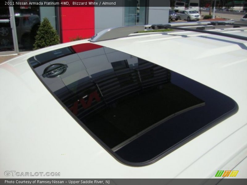 Blizzard White / Almond 2011 Nissan Armada Platinum 4WD