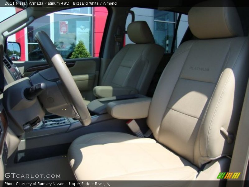 Blizzard White / Almond 2011 Nissan Armada Platinum 4WD