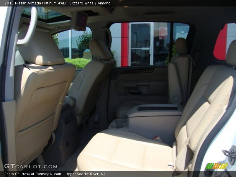 Blizzard White / Almond 2011 Nissan Armada Platinum 4WD