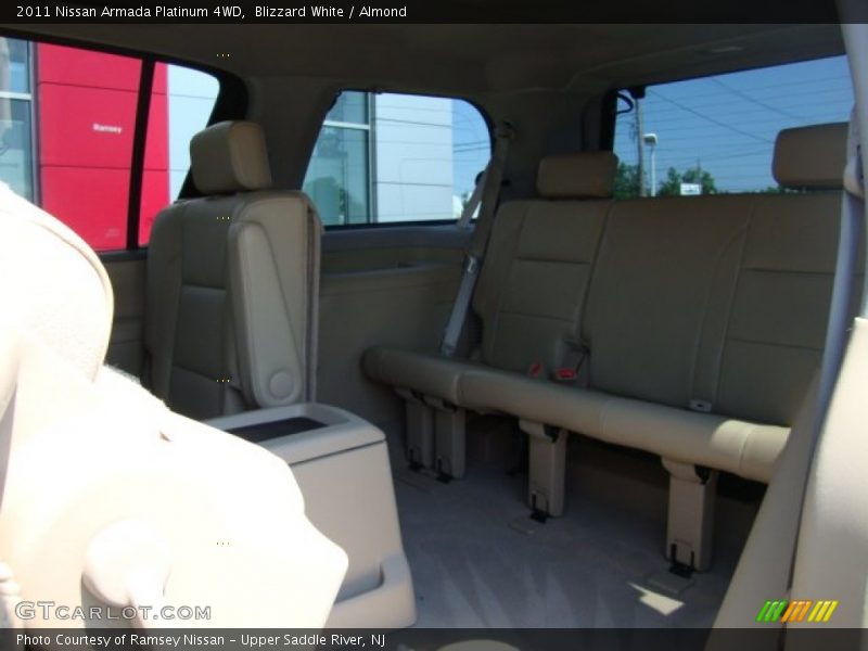 Blizzard White / Almond 2011 Nissan Armada Platinum 4WD