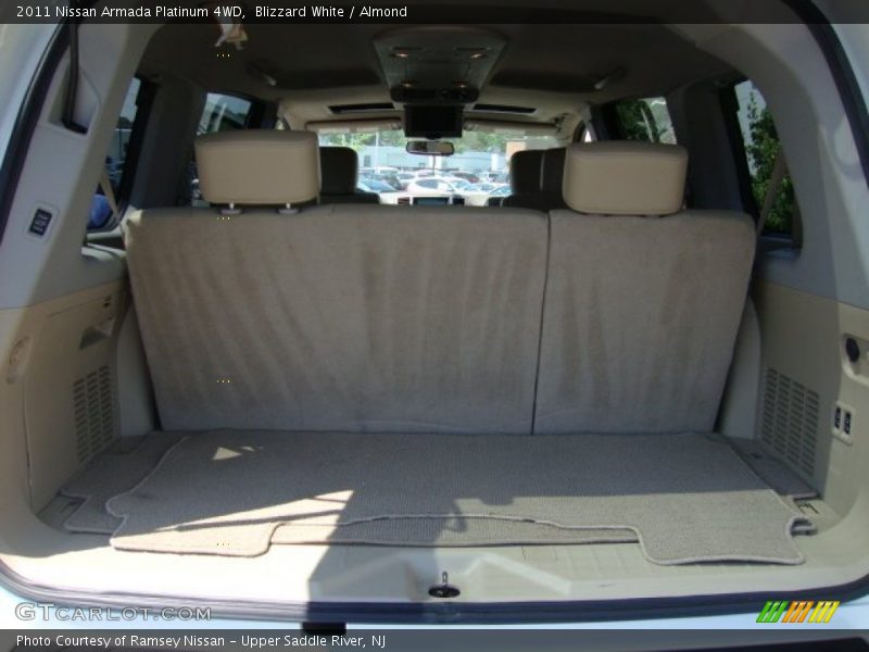 Blizzard White / Almond 2011 Nissan Armada Platinum 4WD