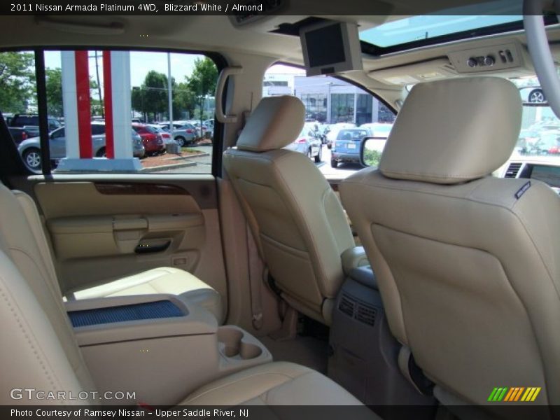 Blizzard White / Almond 2011 Nissan Armada Platinum 4WD