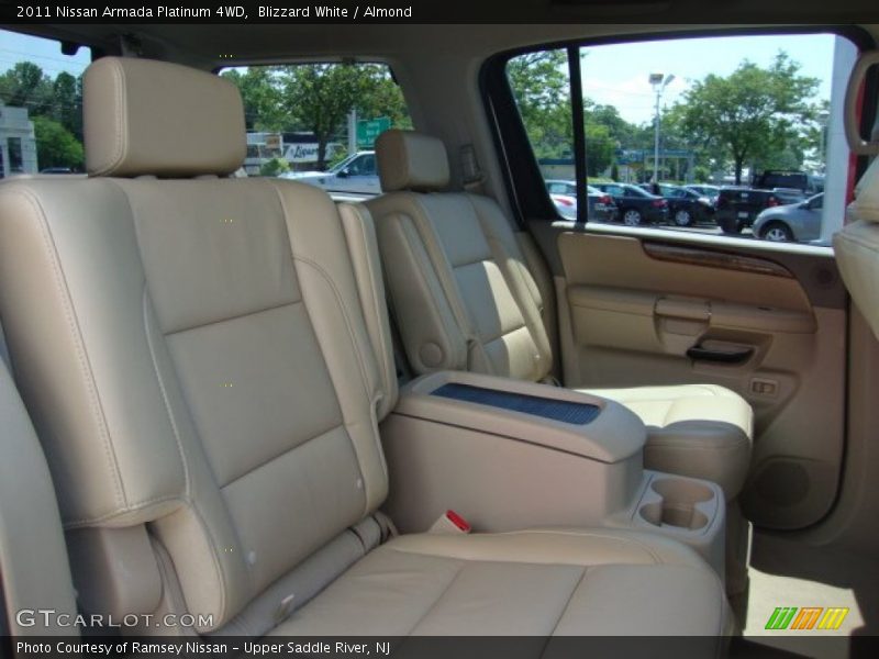 Blizzard White / Almond 2011 Nissan Armada Platinum 4WD