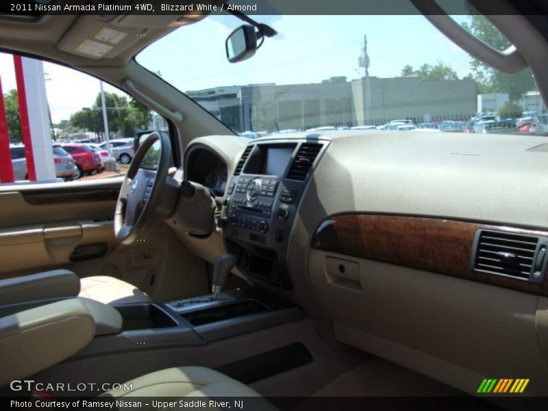 Blizzard White / Almond 2011 Nissan Armada Platinum 4WD