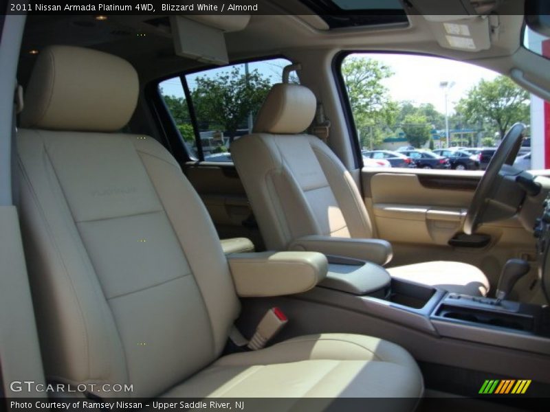 Blizzard White / Almond 2011 Nissan Armada Platinum 4WD