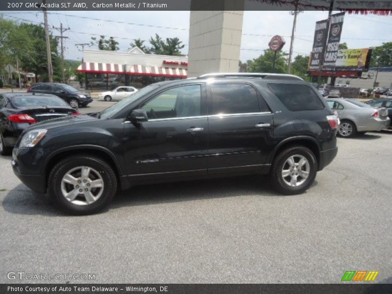 Carbon Metallic / Titanium 2007 GMC Acadia SLT AWD
