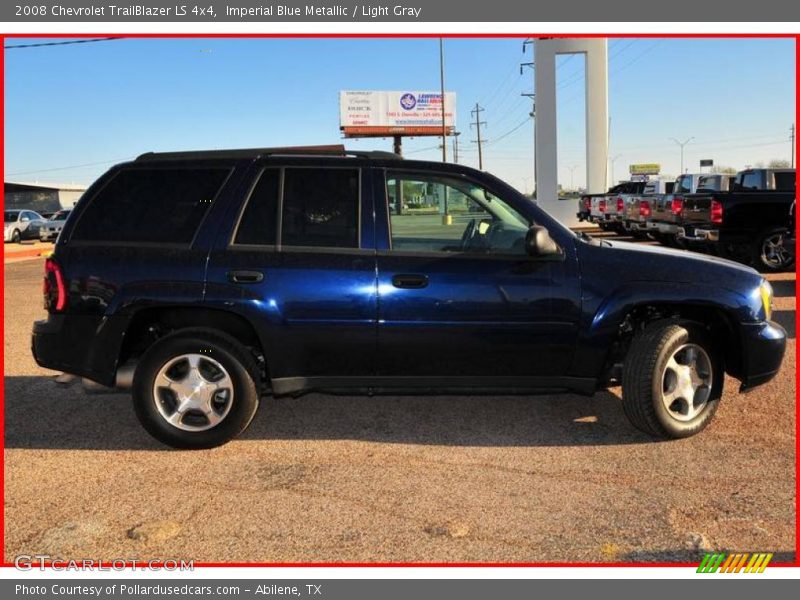Imperial Blue Metallic / Light Gray 2008 Chevrolet TrailBlazer LS 4x4