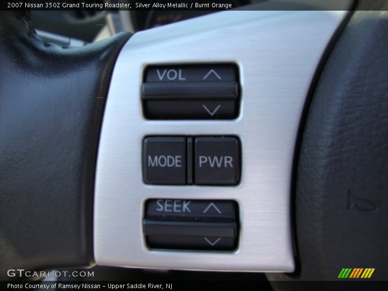 Silver Alloy Metallic / Burnt Orange 2007 Nissan 350Z Grand Touring Roadster