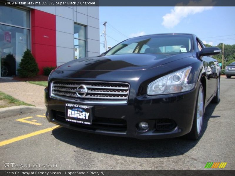 Super Black / Charcoal 2009 Nissan Maxima 3.5 SV