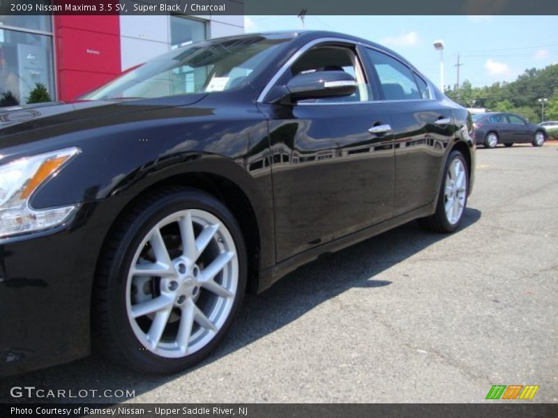 Super Black / Charcoal 2009 Nissan Maxima 3.5 SV