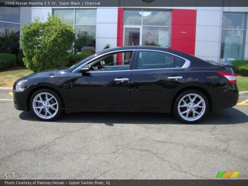 Super Black / Charcoal 2009 Nissan Maxima 3.5 SV