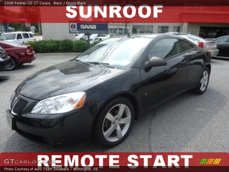 Black / Ebony Black 2008 Pontiac G6 GT Coupe