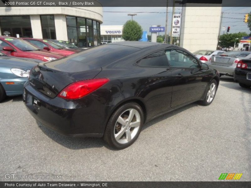 Black / Ebony Black 2008 Pontiac G6 GT Coupe