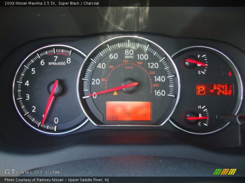 Super Black / Charcoal 2009 Nissan Maxima 3.5 SV