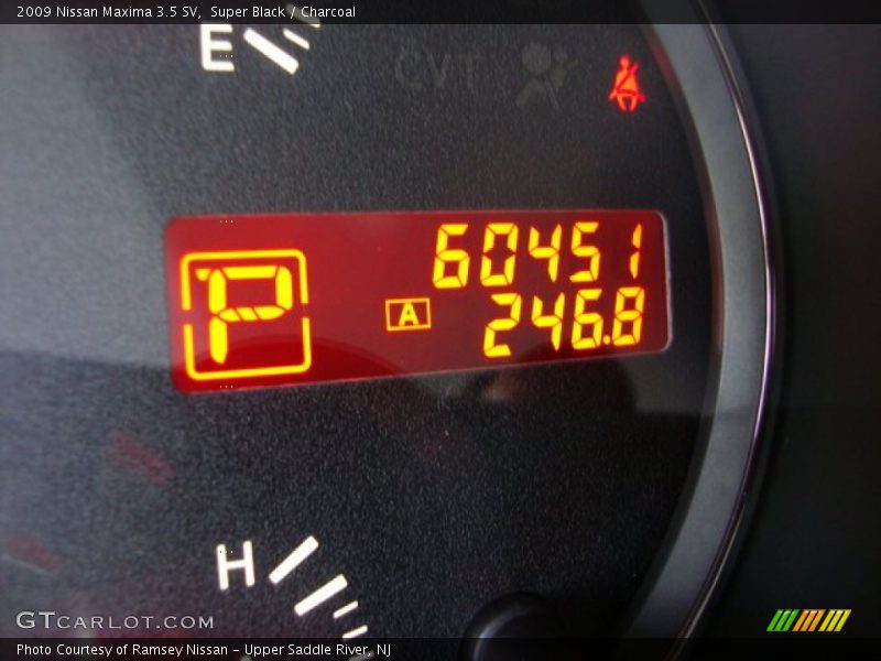 Super Black / Charcoal 2009 Nissan Maxima 3.5 SV