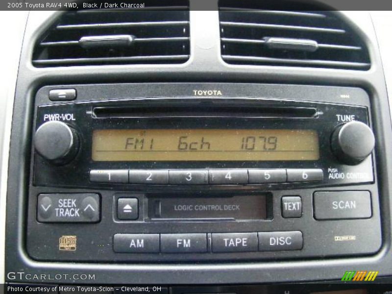 Black / Dark Charcoal 2005 Toyota RAV4 4WD