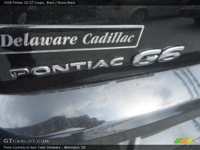 Black / Ebony Black 2008 Pontiac G6 GT Coupe