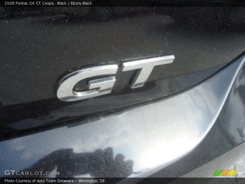 Black / Ebony Black 2008 Pontiac G6 GT Coupe