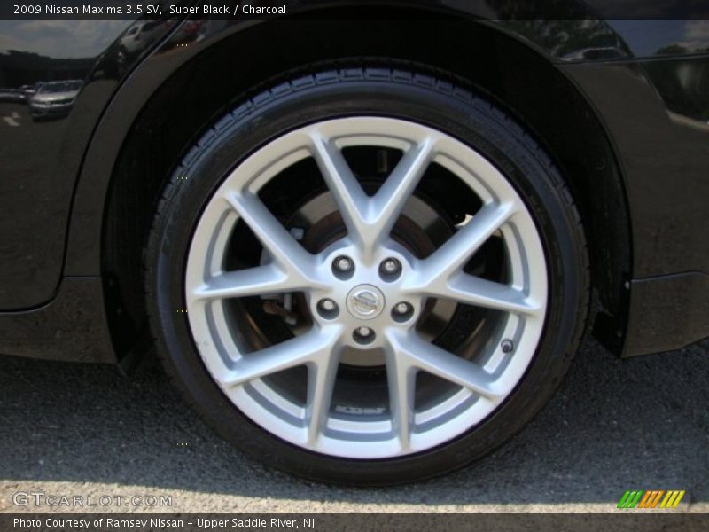 Super Black / Charcoal 2009 Nissan Maxima 3.5 SV