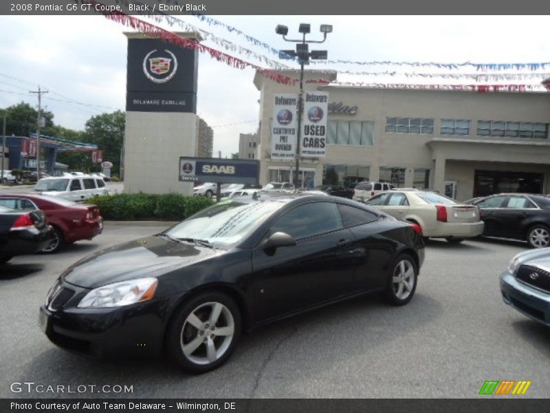 Black / Ebony Black 2008 Pontiac G6 GT Coupe