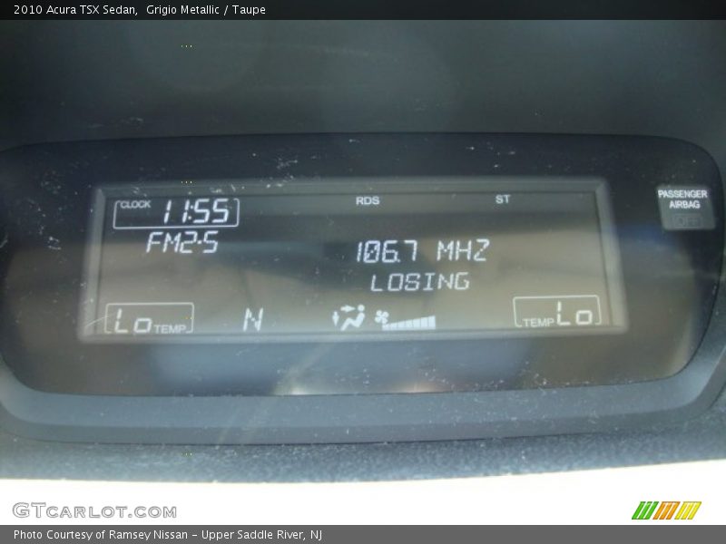 Grigio Metallic / Taupe 2010 Acura TSX Sedan