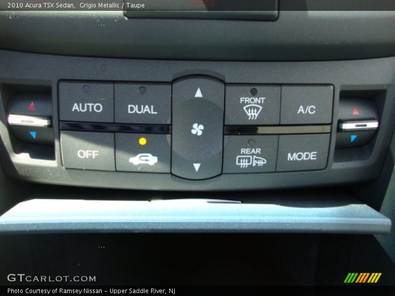 Grigio Metallic / Taupe 2010 Acura TSX Sedan