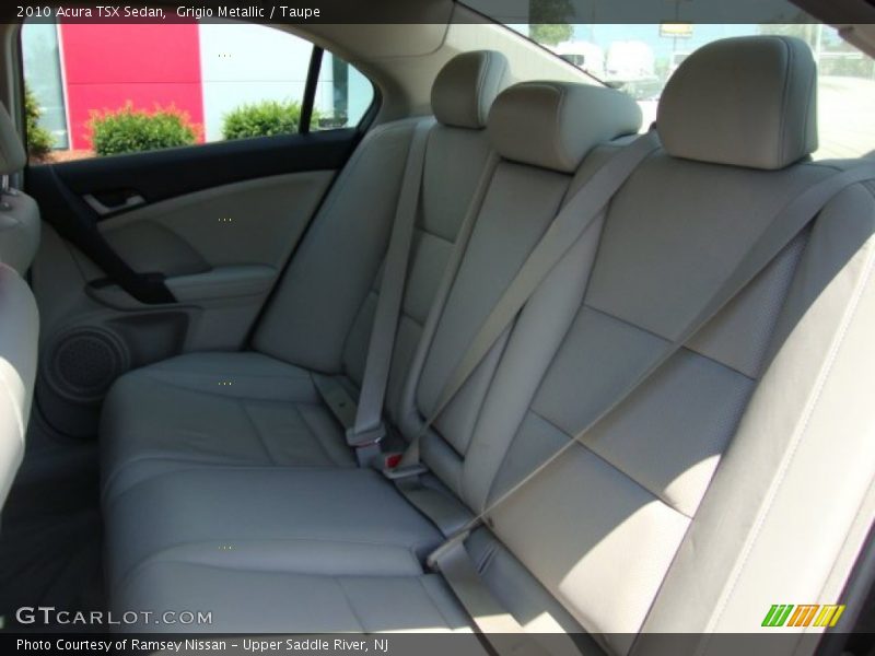 Grigio Metallic / Taupe 2010 Acura TSX Sedan