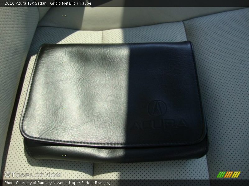 Grigio Metallic / Taupe 2010 Acura TSX Sedan