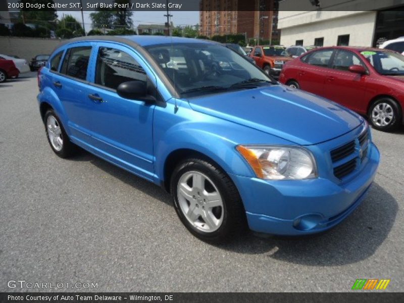 Surf Blue Pearl / Dark Slate Gray 2008 Dodge Caliber SXT