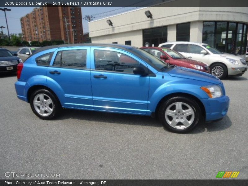 Surf Blue Pearl / Dark Slate Gray 2008 Dodge Caliber SXT