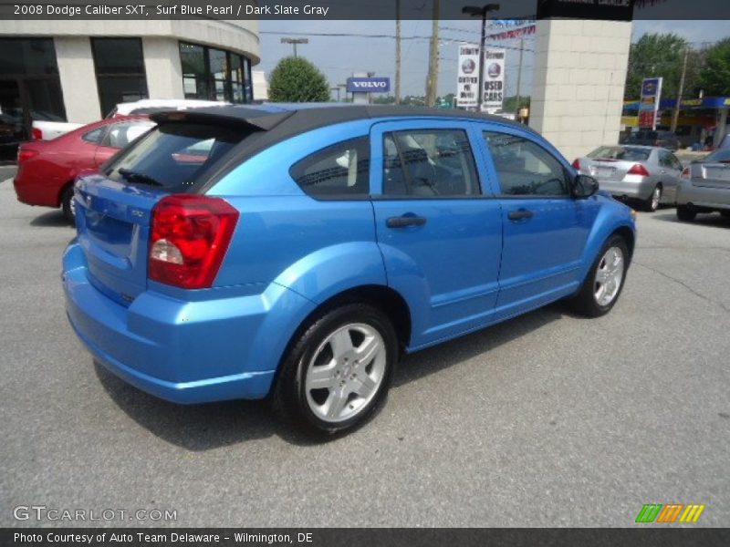 Surf Blue Pearl / Dark Slate Gray 2008 Dodge Caliber SXT