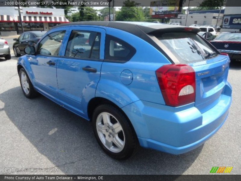 Surf Blue Pearl / Dark Slate Gray 2008 Dodge Caliber SXT