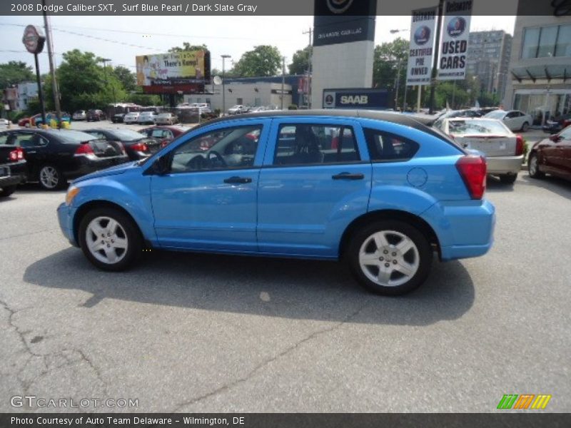 Surf Blue Pearl / Dark Slate Gray 2008 Dodge Caliber SXT
